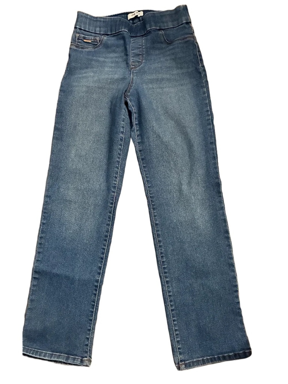 Nine West Heidi Women’s Pull-On Flare Jeans Size 8 Vintage Look